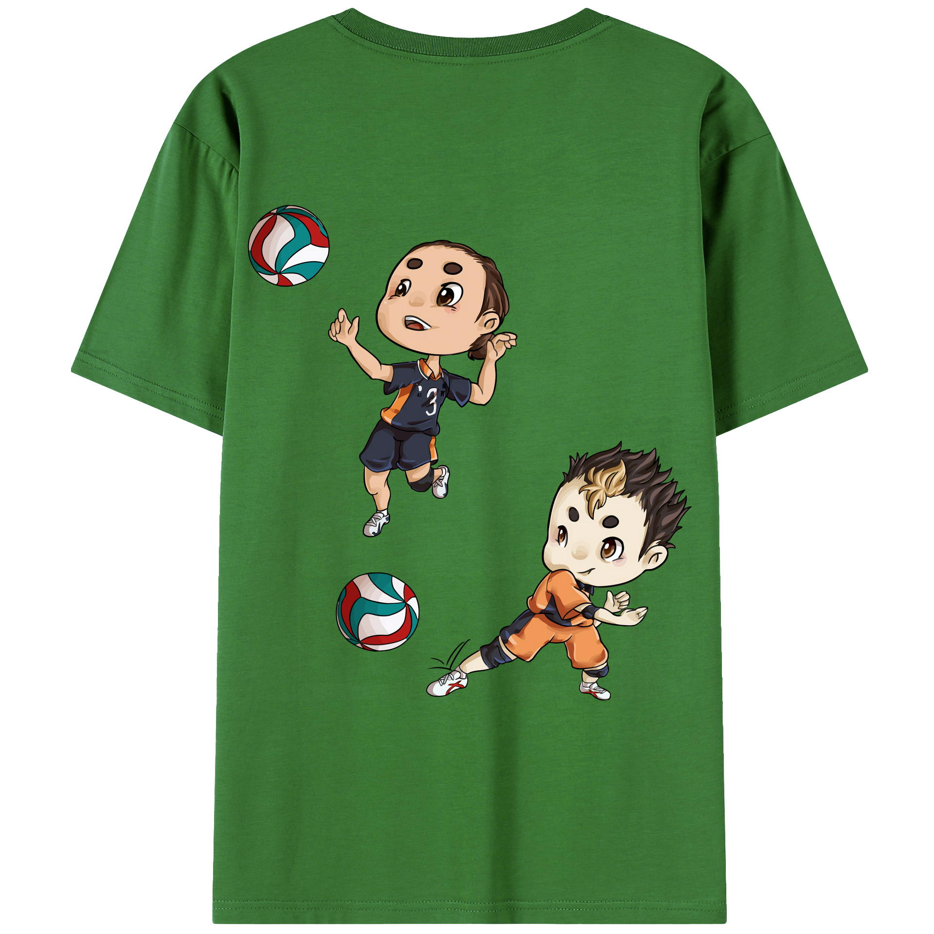 （画像用） ハイキュー!! Haikyu!! レディース半袖Tシャツ(バックプリント)